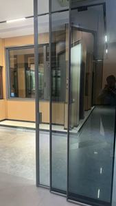 <span class=keywords><strong>Porte</strong></span> <span class=keywords><strong>coulissante</strong></span> en verre et aluminium à glissement silencieux avec système <span class=keywords><strong>de</strong></span> <span class=keywords><strong>guidage</strong></span> inférieur à roulettes en nylon, étanche pour salle <span class=keywords><strong>de</strong></span> bain et chambre à coucher - Product Image 4