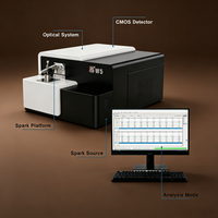 Spectromètre d'émission optique W5 de haute précision, détecteur CMOS, analyseur de matériaux en alliage