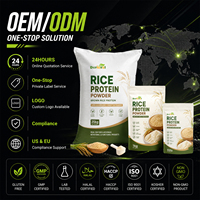 Kahverengi Pirinç Proteini Tozu, Düşük Alerjenli Glutensiz Bitkisel Protein, 25kg Toplu Paket, 1kg Perakende Paket, Alıcılar için 500g Deneme Paketi