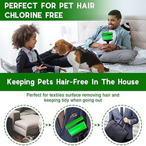 Manual Portable Black PP Material Pet Hair Remover Comb Reusable Washable 10cm Straight/Spiral Cut Sticky Lint <b>Roller</b> Custom - Product Image 3