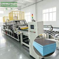 Ligne de production de plaques de panneaux sandwich isolants flexibles en PVC haute densité, imperméables, sans mousse, pour armoires