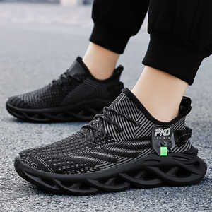 <b>Men's</b> Light EVA Cushion Platform <b>Espadrille</b> Sneakers Chunky Lace up Non-Slip Casual Walking Shoes for Outdoor Leisure - Product Image 4