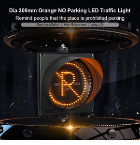 Luz de Señalización de Prohibido Estacionar Redonda de 300 mm IP65 en Venta - Product Image 2