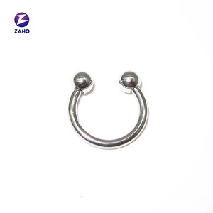 Anneaux de lèvre classiques en acier chirurgical 316L, barbell circulaire fer à cheval, bijoux de piercing corporel plaqué or pour cadeau de mariage ou de fiançailles - Product Image 6