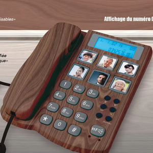 Téléphone à gros boutons pour les personnes âgées Numérotation à une touche pour les malvoyants-Sonnerie amplifiée avec haut-parleur pour les malentendants - Product Image 2
