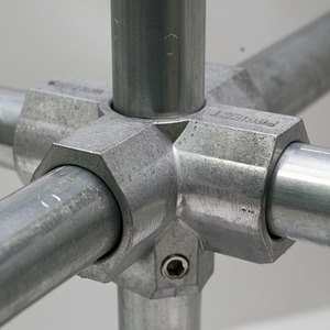 [Darack] Nœud de tuyau croisé à quatre prises filetées robustes pour système mécanique pour la distribution de fluide multipoint - Product Image 1