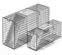 Humain Live Multi Catch Wire Mesh Metal Mouse Rat Cage Animal Trap Cage