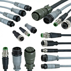 High Quality IP67 Resistant <strong>3</strong> Pin Male Female Power Cord Aviation Circular Connector Waterproof M12 Cable for Industrial - Product Image 1