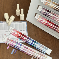 Nouveauté : Vernis à ongles gel effet œil de chat français vegan sans TMPTA, 160 couleurs, 15 ml, effet magnétique, flacon personnalisé