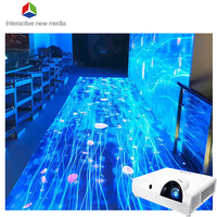 Système de projection interactif 3D tout-en-un pour l'extérieur Projecteur numérique de cartographie des sols pour l'équipement publicitaire des stades