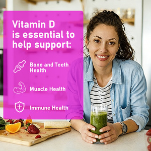 Cápsulas Blandas de Vitamina D3 K OEM ODM con Vitamina D para la Salud de Huesos y Dientes, Fórmula de Alta Potencia, Mantienen la Salud Muscular - Product Image 6