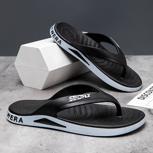 Nouvelles tongs kaki minimalistes pour vêtements d'extérieur pour hommes tongs décontractées extérieures antidérapantes pour sandales de plage pour hommes en gros - Product Image 4