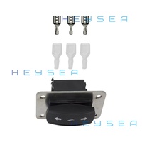 Heysea Marine Hydraulic Jack Plate untuk Motor Tempel Maks 300HP Braket Pengangkat yang Dapat Disesuaikan untuk Mesin Kapal