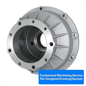 Carcasa de fundición de aluminio y acero inoxidable para campana hidráulica, pieza de fundición a presión para motor diésel, campana de volante - Product Image 1