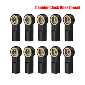 10 шт., металлический шаровой шарнир из м3 19 мм, алюминиевый соединительный стержень для 1/10 радиоуправляемого автомобиля, гусеничный осевой SCX10 D90 D110 Tamiya CC01, гоночный - Product Image 6