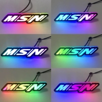 Logo automatique personnalisé lumière LED calandre de voiture emblème RGB LED grillé insigne pour Hellcat avant enseignes électroniques pour contrôleur de voiture BT