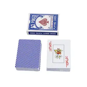 2024 caldo di alta qualità impermeabile PVC carte da gioco prezzo di fabbrica In magazzino doppio mazzo carte da gioco Poker