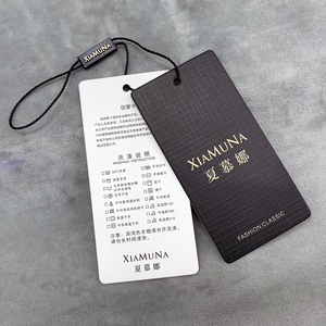 Étiquettes spéciales de relief de marque de cadeau de <span class=keywords><strong>carton</strong></span> d'étiquette volante <span class=keywords><strong>pour</strong></span> des étiquettes d'habillement - Product Image 2