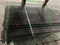 Vidrio Templado Transparente Sólido de 5 mm para Ventanas, Hospitales, Escuelas, Exteriores, Uso Solar, Escaleras, Baños