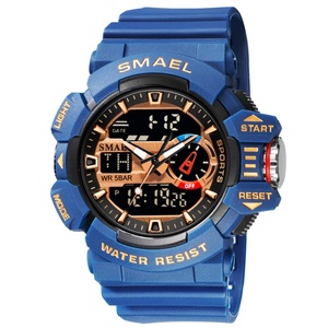 Montre SMAEL 8043 à double affichage, montres pour hommes, étanches, LED, sportives, numériques et analogiques - Product Image 2