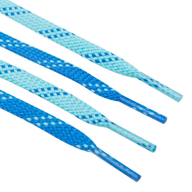 Weiou Manufacturer 50-200cm Length High Quality Polyester Fashion Turquoise- Blue NB Flat Shoelaces For Air And yeezys Shoes