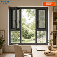 Ventanas Corredizas Interiores con Marco de Aleación de Aluminio, Doble Vidrio Templado, Marco Delgado Low-E, Sistema Insonorizado