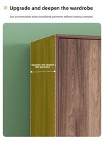 Armoire de rangement moderne et minimaliste Dongma pour chambre à coucher, design suspendu, pliable et drainable, idéale pour petit appartement
