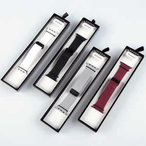 Bracelet de montre en silicone de couleur unie avec fermoir magnétique étanche pour <span class=keywords><strong>Apple</strong></span> <span class=keywords><strong>Watch</strong></span> 11 10 9 8 <span class=keywords><strong>SE2</strong></span> - Product Image 1