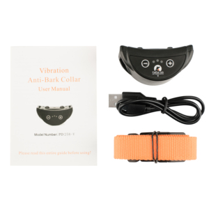 Dog collar IP65 Waterproof Type-C <b>charge</b> <b>cable</b> No Static shock Vibration beep anti-bark collar for dogs - Product Image 6