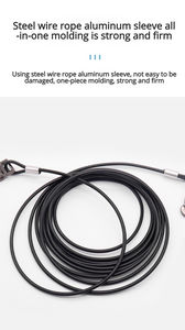 Câble d'<span class=keywords><strong>attache</strong></span> pour <span class=keywords><strong>chien</strong></span> en acier inoxydable de qualité supérieure, en alliage de zinc, robuste, laisse en chaîne solide, accessoires pour animaux de compagnie - Product Image 4