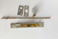 Loquet de porte à levier traditionnel en laiton massif, à installation facile, avec tige de 10 ou 12 pouces, vente en gros