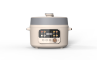 Cuisinière à pression électrique multifonction avec commande numérique, capacité de 4 L, pour usage domestique et hôtelier
