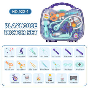 Valise Pretend Play Préscolaire Rôle Simulation Opération Malade Stéthoscope Accessoires Infirmière Médicale Maisons de Jeu Jouets Médecin - Product Image 3