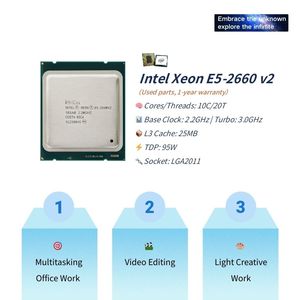 NOVO PC Desktop X79-VG6 com CPU Intel Xeon E5 2660 V2, Placa Mãe X79, 4X <span class=keywords><strong>DDR3</strong></span> ECC RAM, Canal Duplo 128GB - Product Image 2