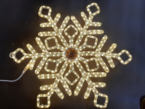 2D Christmas Snowflake Motif <b>Lights</b> for Outdoor Decoration - Product Image 5