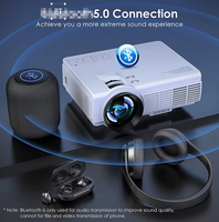 Haute Performance 4 pouces LCD TFT affichage Q5 multimédia Home cinéma film vidéo projecteur Mini pour le divertissement