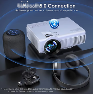 Alto rendimiento 4 pulgadas LCD TFT pantalla Q5 Multimedia Cine en Casa película Video proyector <span class=keywords><strong>Mini</strong></span> para entretenimiento - Product Image 2