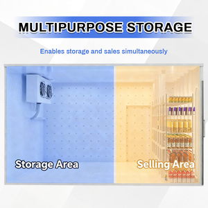 Chambre froide commerciale avec portes vitrées : Chambre froide de présentation à accès arrière pour boissons - Product Image 4
