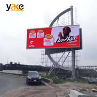 Yake écran d'affichage à LED étanche extérieur 960*960mm HD modèles d'écran vidéo publicitaire fixe P4 P5 P6.67 P8 entretien avant