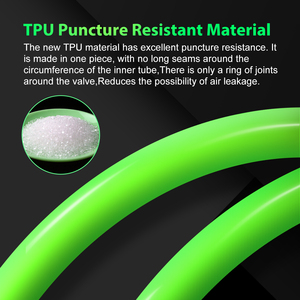 Chambre à air de vélo CYCLAMI TPU ultralégère 700C 18-32C pour vélos de route avec valve Schrader - Product Image 5