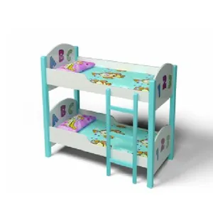 जुड़वां बच्चों के लिए मचान बेडरूम फर्नीचर बच्चों चारपाई बेड