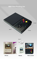 R33S Nueva Consola consola de juegos de video portátil retro Sistema Linux Pantalla IPS de 3,5 pulgadas Reproductor de video de bolsillo portátil 64GB