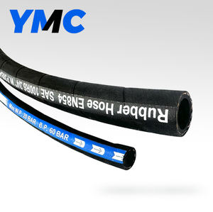 3/8인치 산업용 <span class=keywords><strong>SAE</strong></span> R6 디젤 연료 NBR 고무 호스 파이프 섬유 강화 블랙 절단 가능 -30~120 - Product Image 4