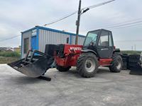 Manitou MT1235S d'occasion, 8,9 tonnes, télescopique, France, 1300 heures, état impeccable, prêt à l'emploi, excellent rapport qualité-prix, sans réparation, haute qualité, livraison rapide