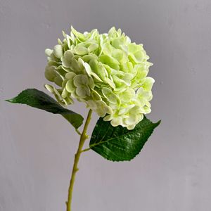 High Quality Real Touch <strong>Artificial</strong> Big <strong>Hydrangea</strong> 180Petals Luxury Latex <strong>Hydrangea</strong> Flower Green Flowers for Interior Events - Product Image 4