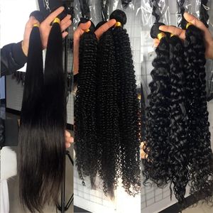 100% cheveux brésiliens vierges cambodgiens 10A 12A 8 pouces étiré cuticule alignée os droit vendeur de paquets de cheveux humains - Product Image 2