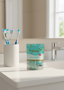 Hilo Dental Menta 200 Pieces Mint Flavored Flossers Dental Care - Product Image 2