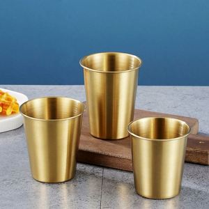 Custom Single Wall Stainless Steel Water Tumbler Stackable Beer Cup for <b>Small</b> Shot & Drink Party Cup - Product Image 3