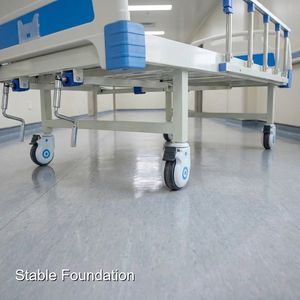 Lit d'hôpital pédiatrique avec barrières latérales pleine longueur et design de dessin animé offert par Keling Medical - Product Image 6