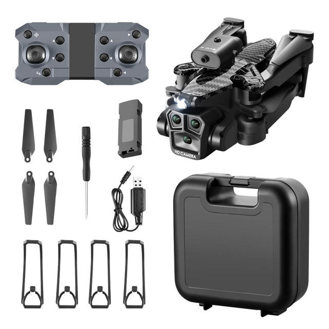 High Quality K10 MAX 4K UHD Triple Camera App Control Kids RC Quadcopter Video Recording Drone Obstacle Avoidance Optical